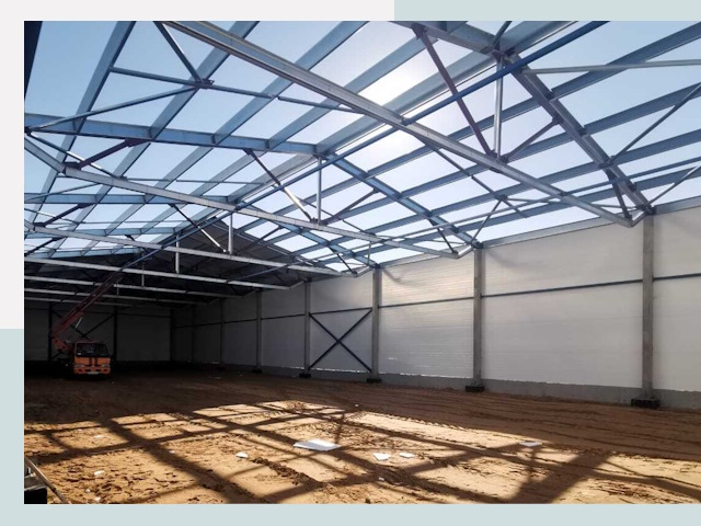 Строительство сенохранилищ в Александрове