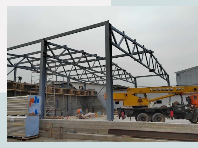 Строительство цехов в Александрове