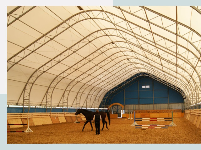 Строительство конных манежей в Александрове