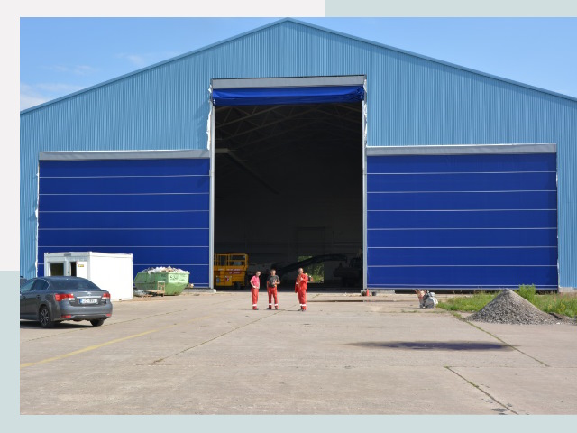 Ангарные ворота в Александров от СтальСтрой-Лкн по цене 643 руб.